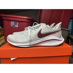 DS Women’s Nike Air Zoom Vomero 14 TB Pure Platinum Team Maroon Shoes Size 10